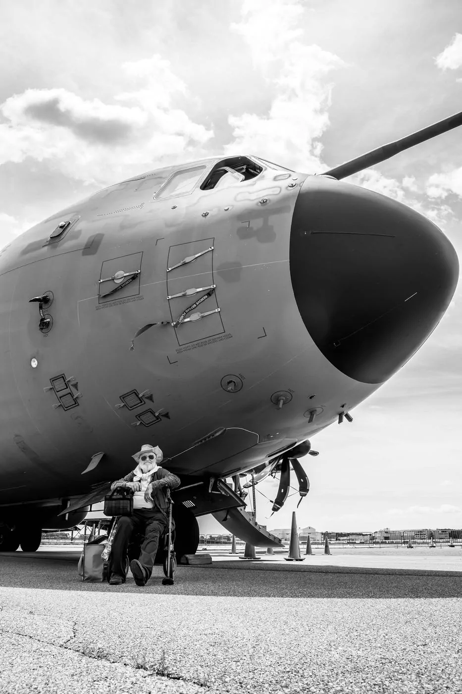 Aviation event photography, aircraft and veteran
